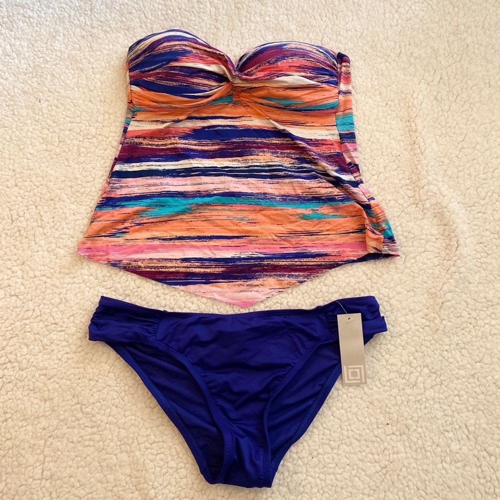NWT LIZ CLAIBORNE SWIMSUIT SWIM WEAR SIZE 10